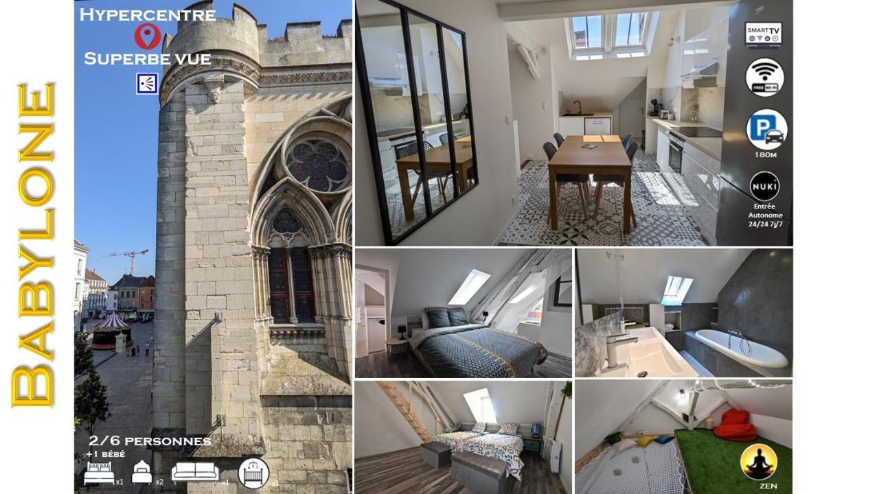 3 Appartements Premium Au Pied De La Cathedrale - Hypercentre Sens Dış mekan fotoğraf