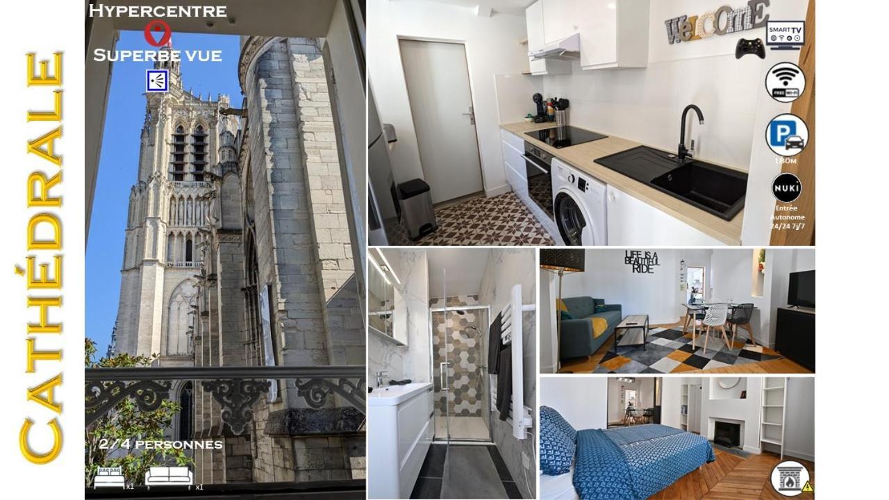 3 Appartements Premium Au Pied De La Cathedrale - Hypercentre Sens Dış mekan fotoğraf